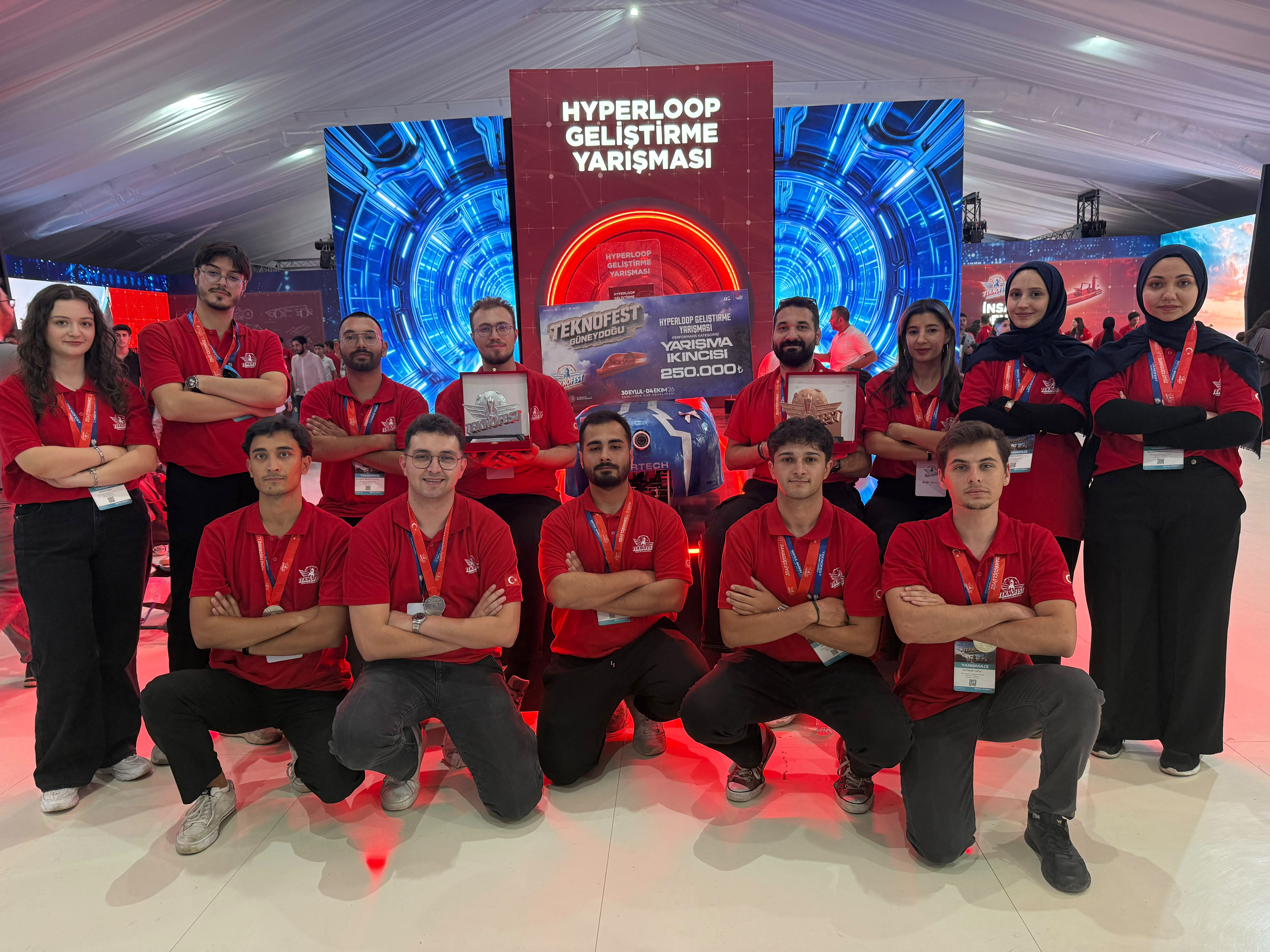 PARTECH team with competition awards